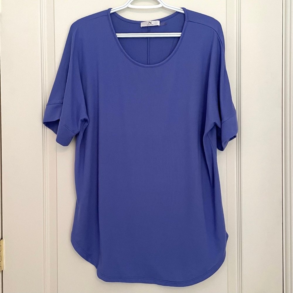 Soft Periwinkle Natori Top Size L